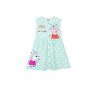 Peppa Pig Girl's Sleeveless Summer Dress in Green | Size: 5-6 Years Peppa Pig Green 5-6 Years