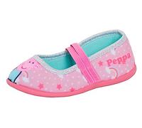 Peppa Pig Girls Slippers Kids Elastic Strap Ballet Pumps House Shoes