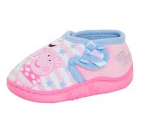 Peppa Pig Girls Slippers Pink 6 UK Child