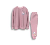 Peppa Pig Girls Tracksuit - Jogger Set with Sweatshirt and Cuffed Joggers - 100% Cotton Fleece, Soft, Elasticated Waist, Drawstring - Ages 1-5 Years, Unicorn Print, Cosy Outfit
