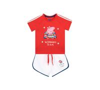 Peppa Pig Girl's Winning Team Team GB T-Shirt & Short Set in Red | Size: 7-8 Years Peppa Pig Red 7-8 Years