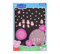 Peppa Pig Glow in The Dark Wall Decal Stars, Multi, One Size