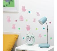 Peppa Pig Glow in The Dark Wall Decal Stars, Multi, One Size