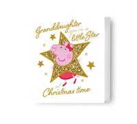 Peppa Pig Granddaughter Christmas Card