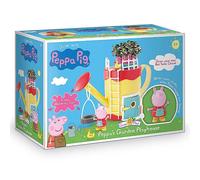 Peppa Pig Grow & Play Set - Peppa's Garden Playhouse Red