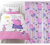 Peppa Pig Happy' 72 Inch Curtain Set, Fabric, Multi-Colour, 168 x 0.03 x 182 cm