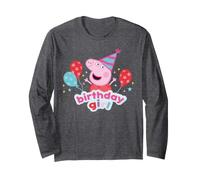 Peppa Pig Happy Birthday Girl Special Day Party Classic Fun Long Sleeve T-Shirt