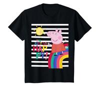 Peppa Pig Happy T-Shirt, Youth, Black, Medium