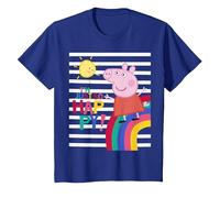 Peppa Pig Happy T-Shirt, Youth, Royal Blue, Small