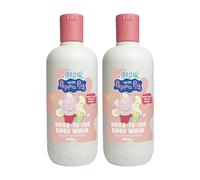 Peppa Pig Head to Toe Body Wash - 2x350ml - Coconut & Grape Baby Wash & Baby Shampoo - Aloe Vera & Honeysuckle Extract - Hypoallergenic & Dermatologically Approved - Tear-Free Formula
