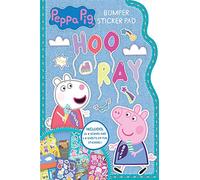 Peppa Pig Hoo Ray Bumper Shaped Sticker Pad