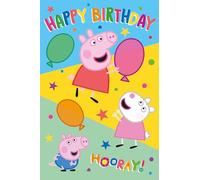 PEPPA PIG JIGSAW BIRTHDAY CARD JIGSAW STYLE BIRTHDAY CARD KIDS