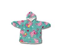 Peppa Pig Joyful Hugzee - Wearable Hooded Fleece Blanket Multi