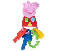Peppa Pig Keys | Interactive Sensory Toys | Peppa Theme Tune | Peppa Pig House On The Hill Toys | Includes Clip For Prams, Cribs, Bags | Light & Sound Toddler Teething Toy | 18M+
