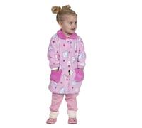 Peppa Pig Kids' Dressing Gown - Pink - Size 12 Months - Long Robe Made of 100% 240 GSM Polyester Coral Fleece Printed Design - Original Product Designed in Spain