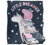 Peppa Pig Kids Silky Touch Blanket, Little Dreamer, 152 x 127 cm