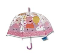 Peppa Pig Kids Umbrella for Girls & Boys - Child-Safe Rounded Tips, Lightweight Carry Design, Fun Character Print, Easy-Grip Handle, Durable Rain Protection for Toddlers & Young Children