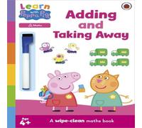 Peppa Pig Learn with Peppa: Adding & Taking Away wipe-clean activity book Peppa Pig Multicolor
