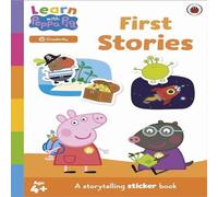 Peppa Pig Learn with Peppa: First Stories sticker activity book Paperback Peppa Pig Multicolor