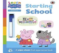 Peppa Pig Learn with Peppa: Starting School wipe-clean activity book Paperback Peppa Pig Multicolor