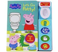 Peppa Pig - Let’s Go Potty! Interactive 5-Button Potty Training Sound Book - PI Kids