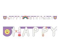 Peppa Pig Letters Birthday Banner Multi One Size