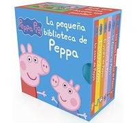 Peppa Pig. Libro juguete - La pequeña biblioteca de Peppa: La casa de Peppa - El jardín de Peppa - Los amigos de Peppa - El colegio de Peppa - La familia de Peppa - Las cosas favoritas de Peppa