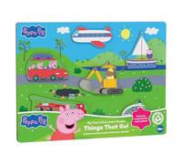 Peppa Pig Lift and Learn Things That Go, 6-Piece Chunky Tray Puzzle, Vehicles Theme, for Ages 2+