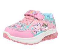 Peppa Pig Infant Girls Lights Emboss Trainers Multi 8K
