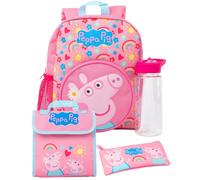 Peppa Pig Logo Backpack SetOne Size Pink NS7404