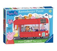 Peppa Pig London Bus Shaped Giant Floor Puzzle (24 Pieces) - Brand New And Sealed