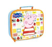 Peppa Pig Lunch Box Set for Kids | Children School Food Bag | George Pig Rebecca Rabbit Suzy Sheep Characters One Size