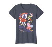 Peppa Pig Magical 3rd Birthday T-Shirt, Women, Heather Blue, Medium