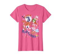 Peppa Pig Magical 3rd Birthday T-Shirt, Women, Pink Heather, Large