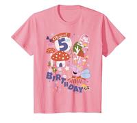 Peppa Pig Magical 5th Birthday T-Shirt, Youth, Pink, X-Small
