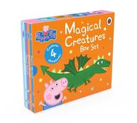 Peppa Pig Magical Creatures 4 Story Books Box Set (Peppa's Unicorn, Peppa's Mermaid, George's Dragon & George's Dinosaur)