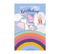 Peppa Pig Magical Unicorn Birthday Card