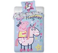 Peppa Pig Magical Unicorn Single Duvet Cover - European Size
