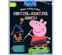 Peppa Pig Mein wutzig-tolles Kritzel-Kratzel-Buch: Kratzflächen mit tollen Mustern. Mit Bambus-Stick. Für Kinder ab 3 Jahren