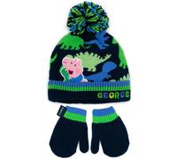 Peppa Pig Men's Beanie & Gloves Set | Boys Blue | Official Merch Peppa Pig Blue One Size