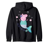 Peppa Pig Mermaid Magic Pose Happy Friends Classic Forever Zip Hoodie
