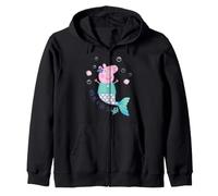 Peppa Pig Mermaid Magic Pose Happy Friends Forever Classic Zip Hoodie