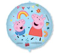 Procos 93038 Foil Balloon Peppa Pig Size 46 cm Helium Air Birthday Decoration Party