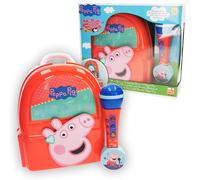 Peppa Pig Microphone & Backpack with built in Music and Sounds Toy Easy-to-use