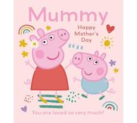 Peppa Pig Mother's Day Card, Happy Mothers Day Mummy, Cute Popular TV Cartoon Design
