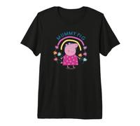 Peppa Pig Mummy Pig Floral Rainbow Premium T-Shirt