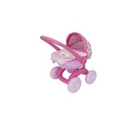 Peppa Pig My First 4-in-1 Pram | Including A Removable Carry Cot And Baby Chair | Pink And White Peppa Pig Themed Childrens Pushchair & Pram Toys For