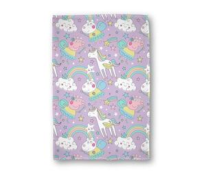 Peppa Pig Officailly Licensed Fleece Blanket | Super Soft Warm Bedtime Purple Lilac Design | Perfect for Home, Bedroom, Sleepovers & Camping 100 x 150cm