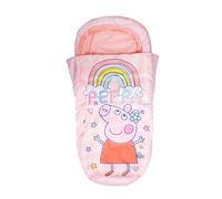 Character World Peppa Pig My First ReadyBed Kids Inflatable Air Bed and Sleeping Bag with Pump | Travel Mattress for Sleepovers and Camping or Home Use