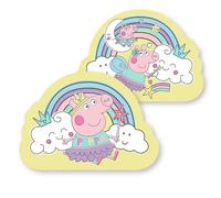 Peppa Pig Officially Licensed Shaped Cushion, Super Soft Reversible 2 Sided, Playful Peppa Design Pink Pillow, Perfect for the Bedroom or on the Sofa